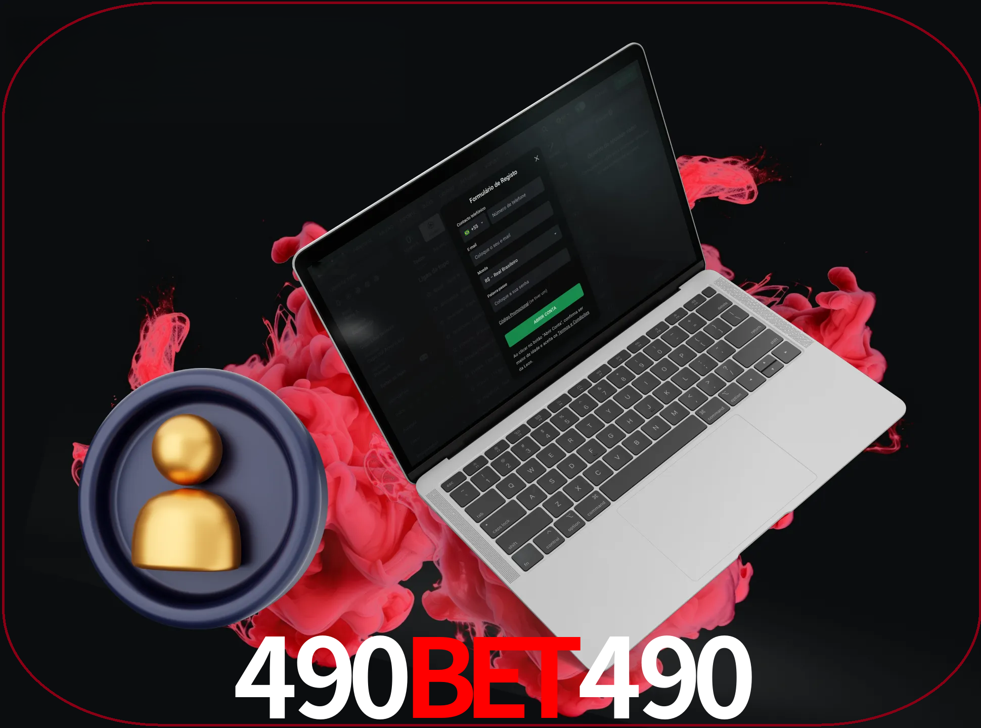 No cabeçalho do site 490BET490, clique no botão que o levará a um formulário especial onde terá de introduzir as suas informações actuais.
